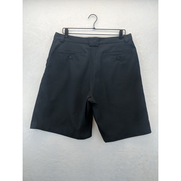Under Armour Performance Golf Shorts Mens 34R UA Black Stretch Chino - Picture 12 of 13
